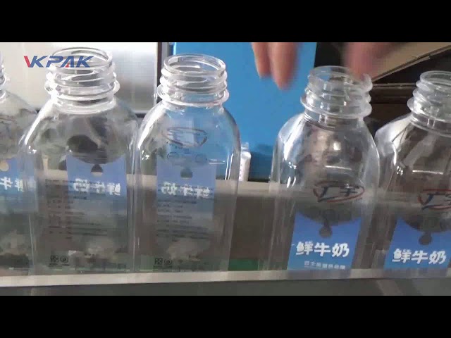 Mesin Pelabelan Botol Plastik Persegi Dua Sisi Otomatis
